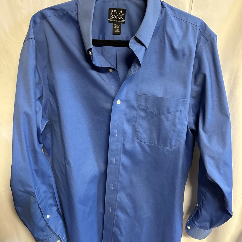 Blue JoS. A. BANK Dress Shirt